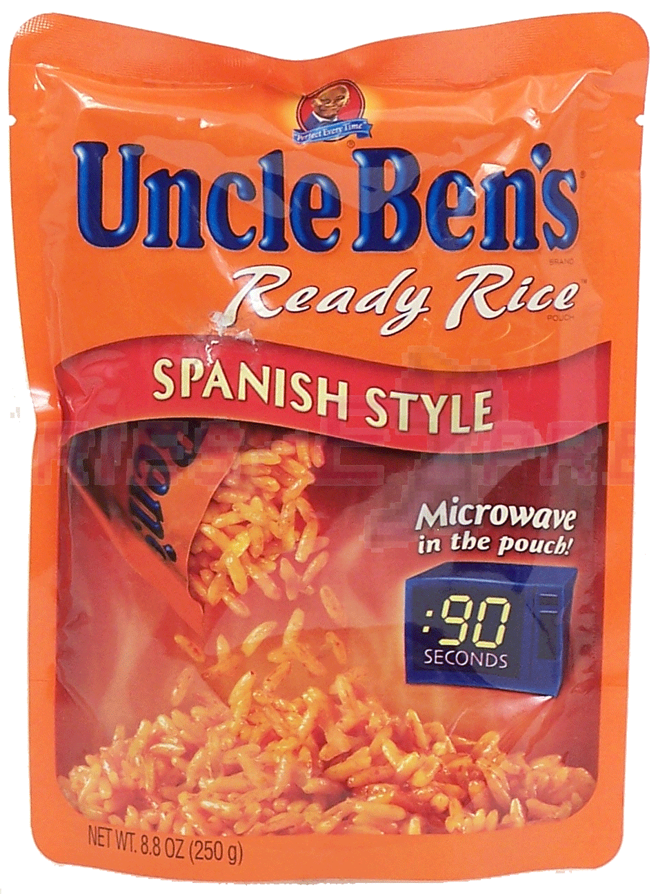 Uncle Ben's Ready Rice spanish style rice, microwave in the pouch Full-Size Picture